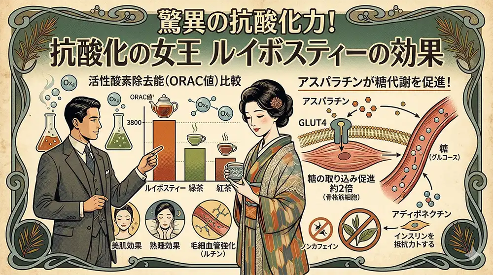 ルイボスティーの効果イメージ