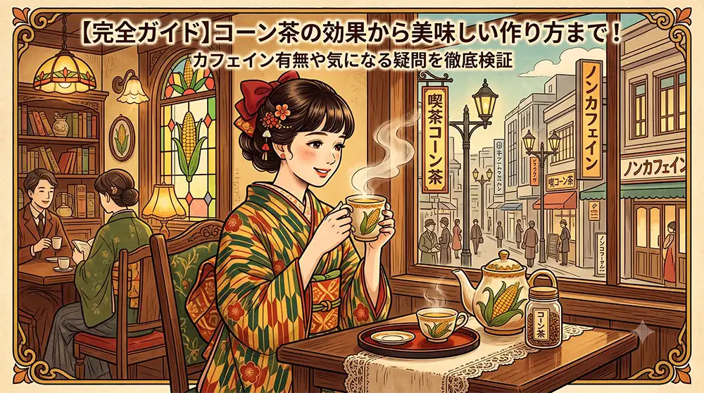 【完全ガイド】コーン茶の効果から美味しい作り方まで!