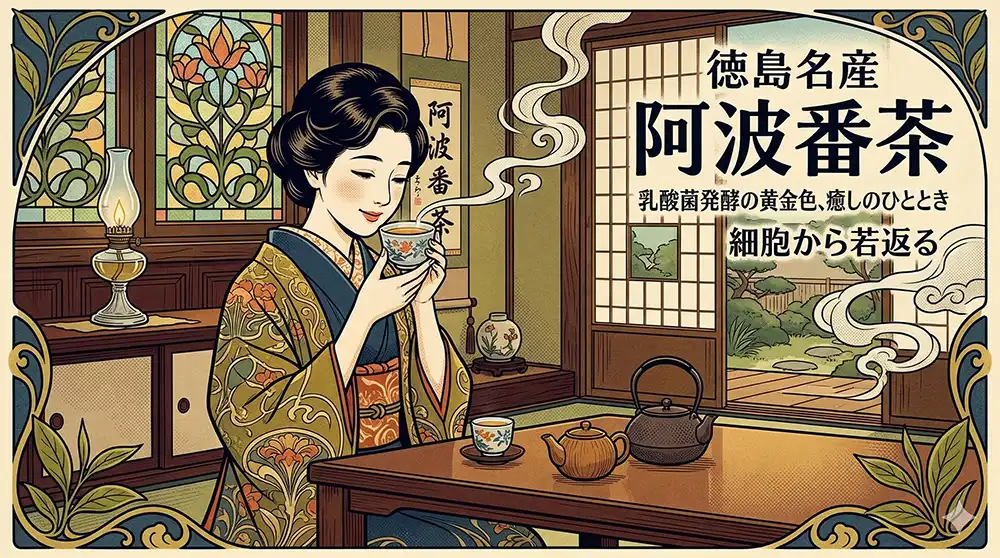 後発酵の健康茶「阿波番茶」